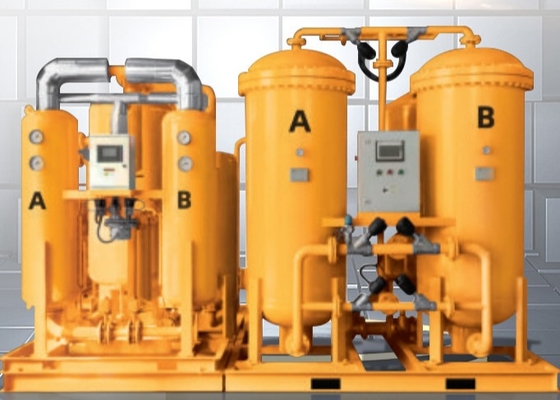 8 bar générateur d'azote intégré refroidissement par air 1 bar gaz mobile