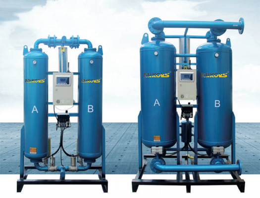 Sécheur d'air régénératif 100NM3/min Micro-chaleur, Sécheur par adsorption sans chaleur 6 bars