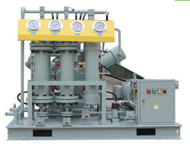 Refroidissement à l' air 380v N2 booster compresseur, Compresseur à vis refroidi à l' air à l' azote